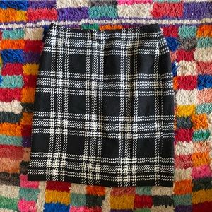 Talbots Plaid Pencil Skirt
